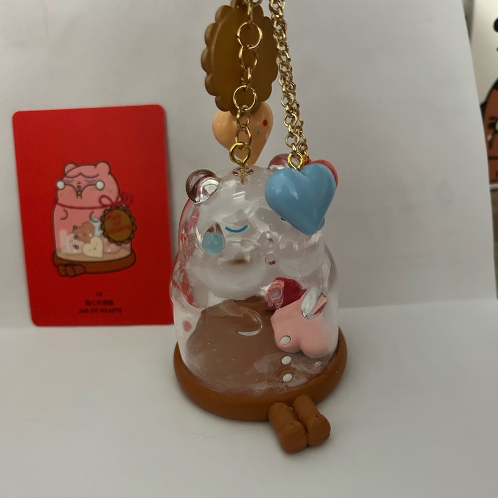 Cry Baby Crying for Love Jar of Hearts Key Chain
